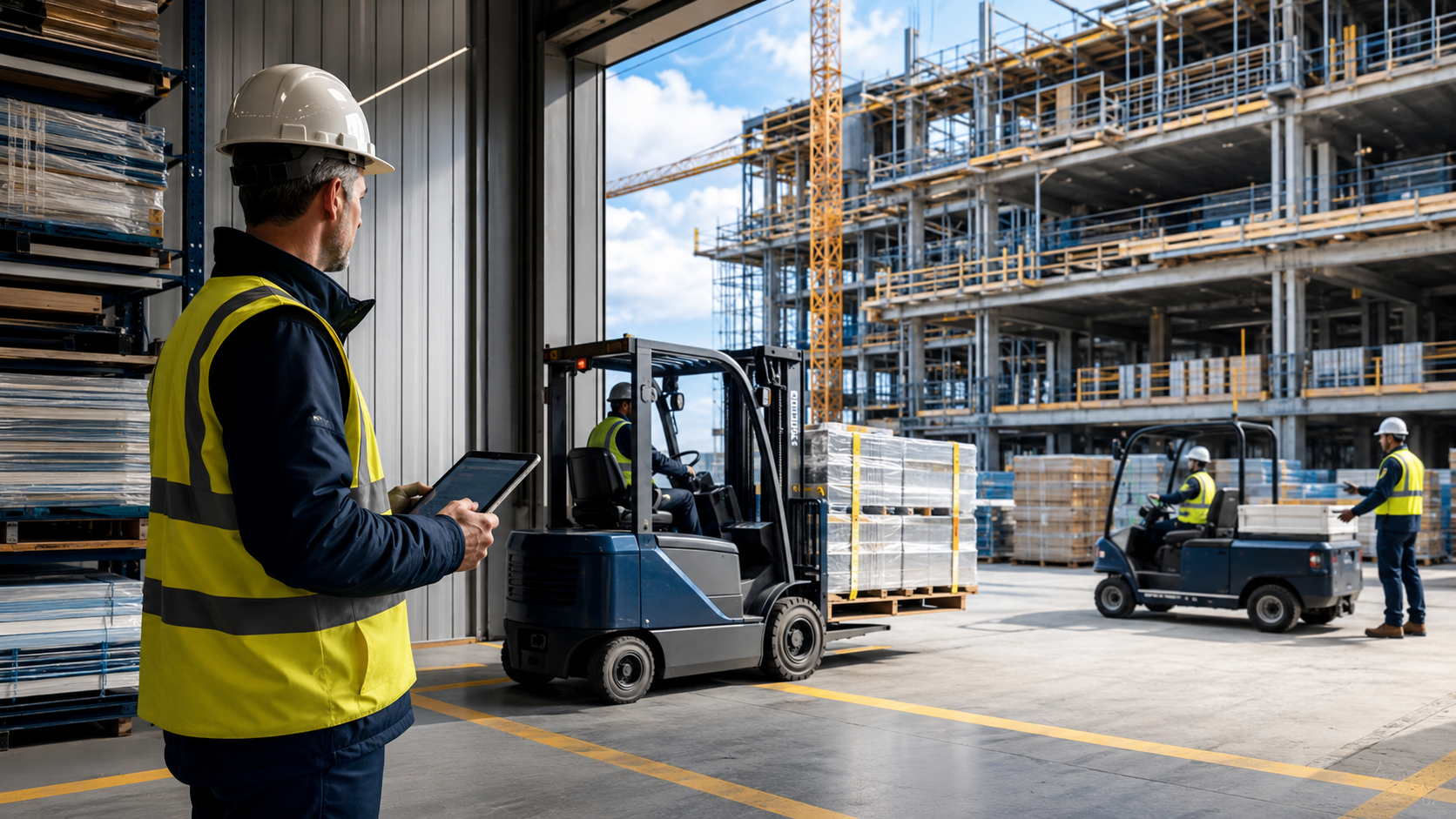 Warehouse workfront distribution